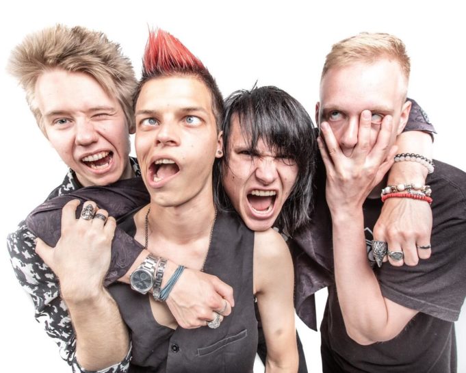 Rock-Criminals -bändin jäseniä.