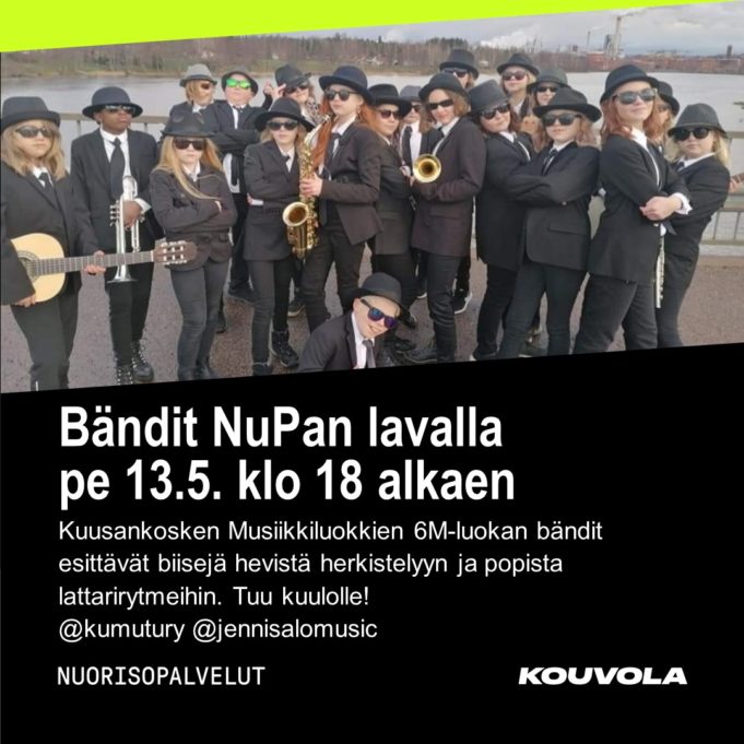 Bändit NuPan lavalla